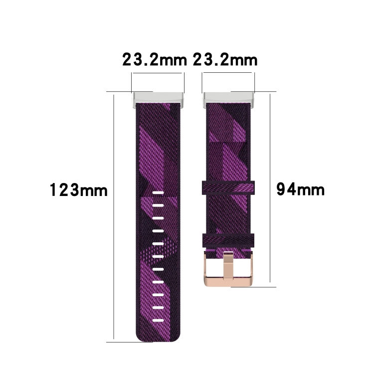 Cinturino in nylon intrecciato per Fitbit Versa 3 e Sense