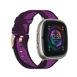 Cinturino in nylon intrecciato per Fitbit Versa 3 e Sense