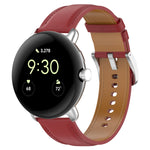 Cinturino in pelle cucito per Google Pixel Watch 41mm