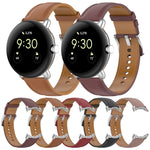 Cinturino in pelle cucito per Google Pixel Watch 41mm