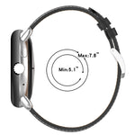 Cinturino in pelle cucito per Google Pixel Watch 41mm
