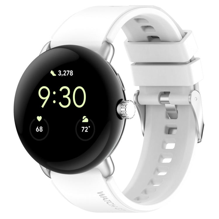 Cinturino silicone con connettore metallo per Pixel Watch 41mm