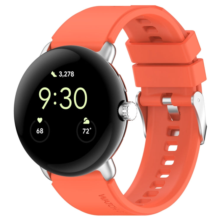 Cinturino silicone con connettore metallo per Pixel Watch 41mm