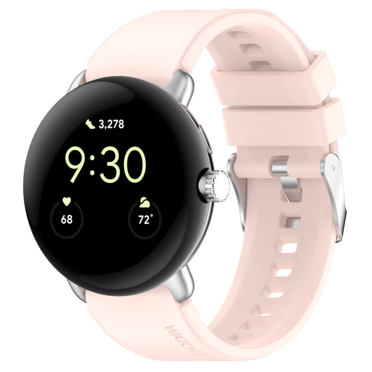 Cinturino silicone con connettore metallo per Pixel Watch 41mm