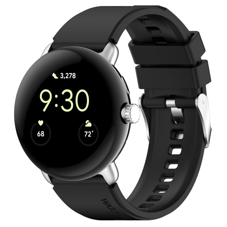Cinturino silicone con connettore metallo per Pixel Watch 41mm