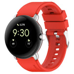 Cinturino silicone con connettore metallo per Pixel Watch 41mm