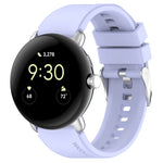 Cinturino silicone con connettore metallo per Pixel Watch 41mm