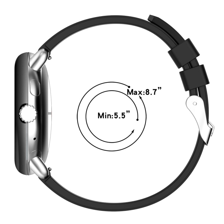 Cinturino silicone con connettore metallo per Pixel Watch 41mm