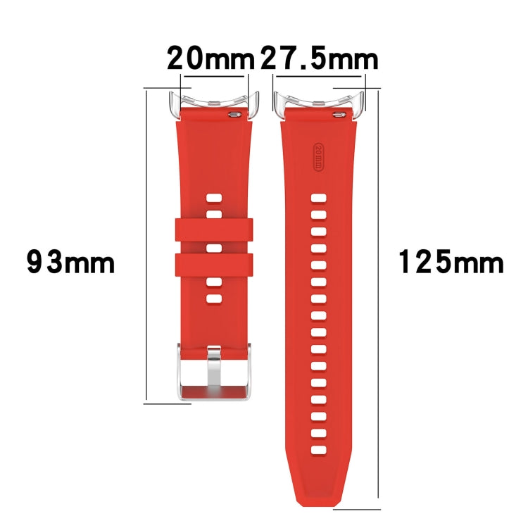 Cinturino silicone con connettore metallo per Pixel Watch 41mm