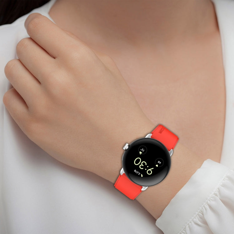 Cinturino silicone con connettore metallo per Pixel Watch 41mm
