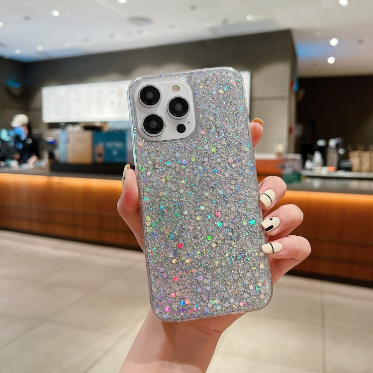 Custodia per telefono in TPU epossidico con paillettes glitterate, For iPhone 13, For iPhone 13 mini, For iPhone 12 Pro Max