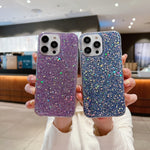 Custodia per telefono in TPU epossidico con paillettes glitterate, For iPhone 13, For iPhone 13 mini, For iPhone 12 Pro Max