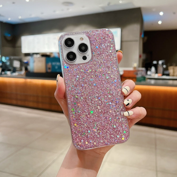 Custodia per telefono in TPU epossidico con paillettes glitterate, For iPhone 13, For iPhone 13 mini, For iPhone 12 Pro Max
