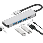 ENKAY Hub Type-C 5 in 1 con HDMI 4K e USB 3.0