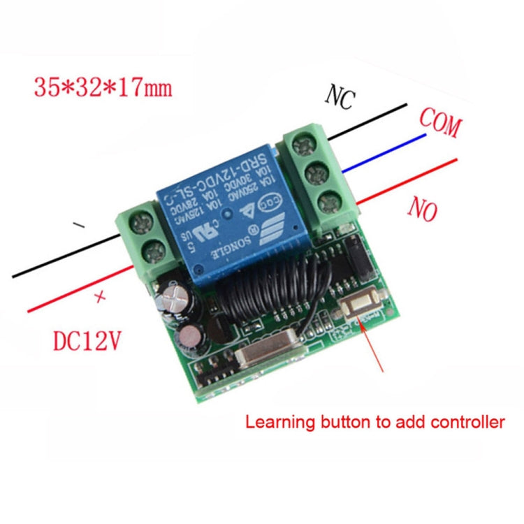 Ricevitore relè wireless RF 12V 10A a 1 canale - immagine 9