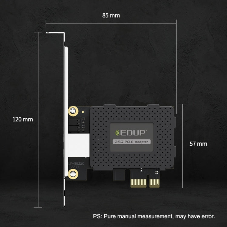 Scheda di rete Ethernet 2,5 Gbps PCI-E EP-9635C