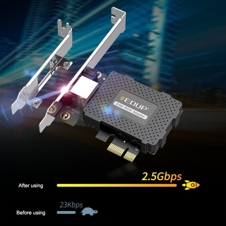 Scheda di rete Ethernet 2,5 Gbps PCI-E EP-9635C