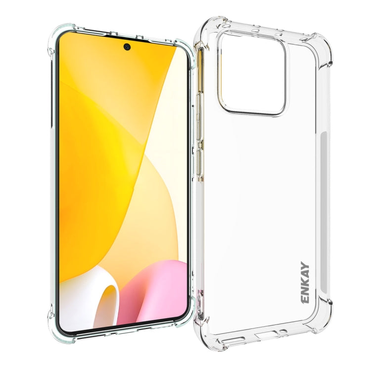 Custodia per telefono antiurto in TPU trasparente ENKAY Hat-Prince, For Xiaomi 13, For Xiaomi 13 Pro