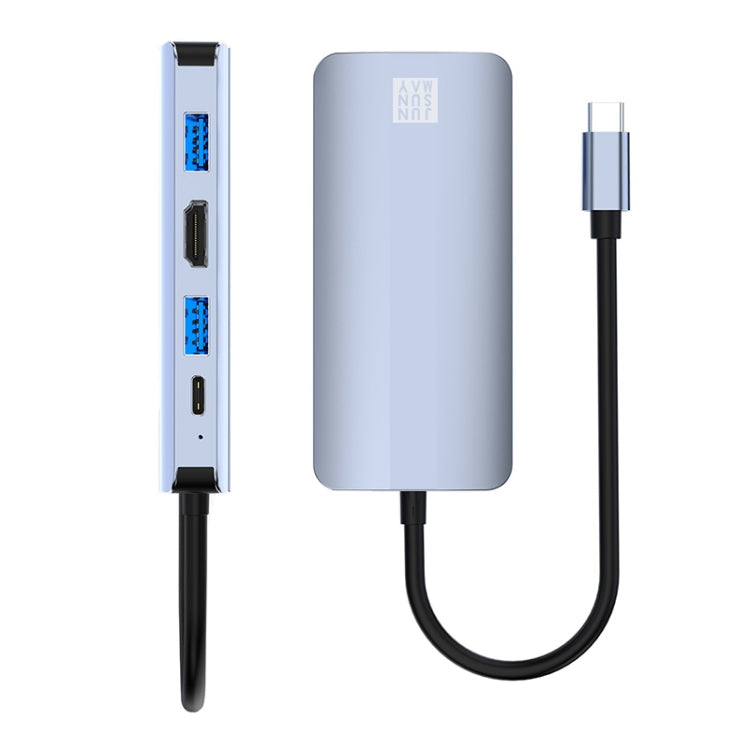 Adattatore docking station USB-C 7 in 1 con HDMI 4K