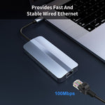 Adattatore docking station USB-C 7 in 1 con HDMI 4K