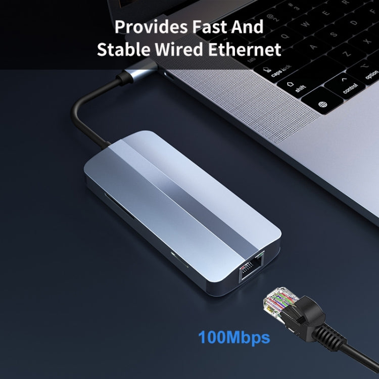 Adattatore docking station USB-C 7 in 1 con HDMI 4K
