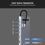 Hub USB C 11 in 1 con lettore schede SD/TF e HDMI 4K