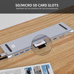 Hub USB C 11 in 1 con lettore schede SD/TF e HDMI 4K