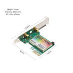 Adattatore WiFi PCI-E dual band 802.11ac 1167Mbps