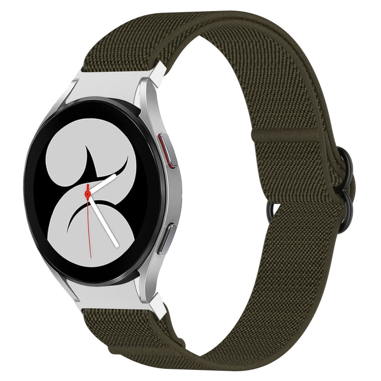 Cinturino nylon elasticizzato con fibbia nera per Galaxy Watch