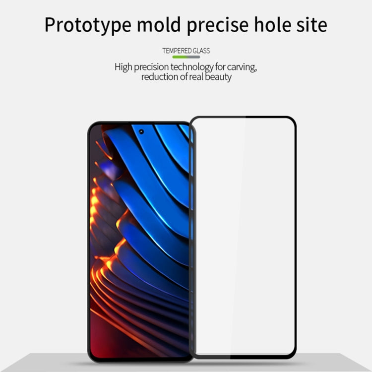 Pellicola in vetro temperato a schermo intero PINWUYO 9H 2.5D, For Xiaomi Poco X5 Pro
