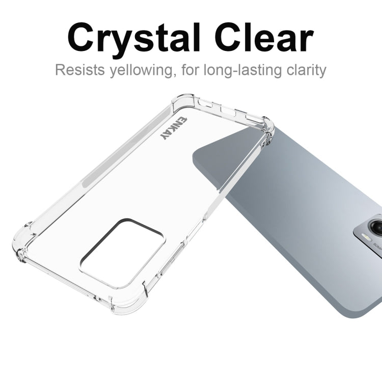 ENKAY Custodia per telefono antiurto in TPU trasparente, For Motorola Moto G 5G 2023, For Motorola Moto G53 5G, For Motorola Moto X40 5G