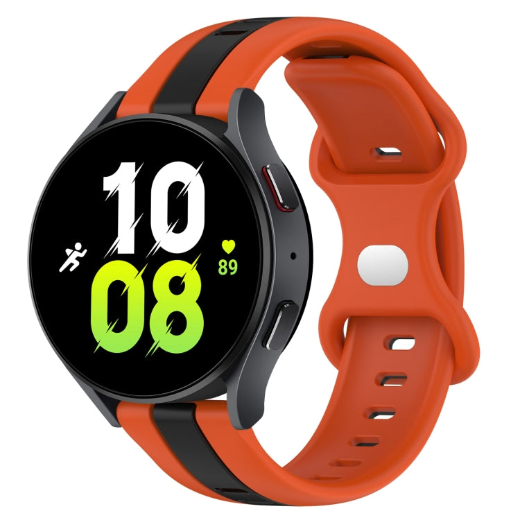 Cinturino in silicone bicolore 20mm per Samsung Galaxy Watch5