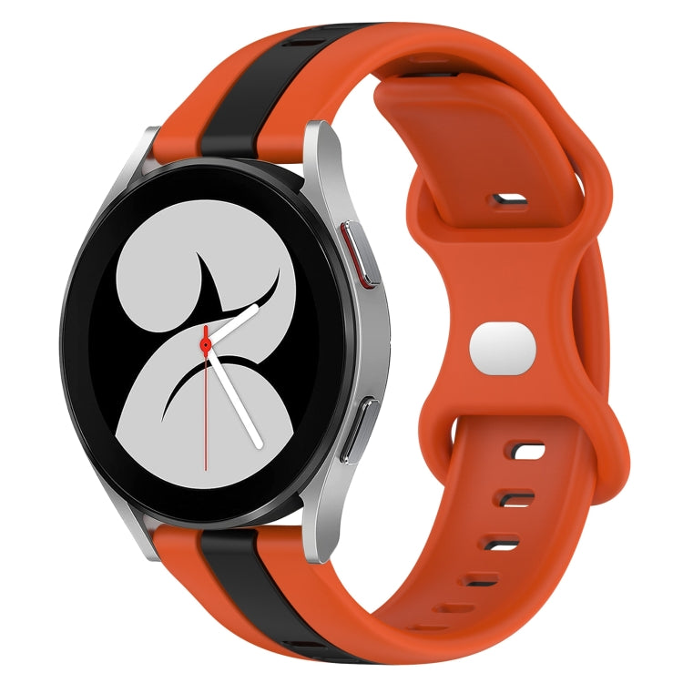 Cinturino in silicone bicolore 20mm per Galaxy Watch4