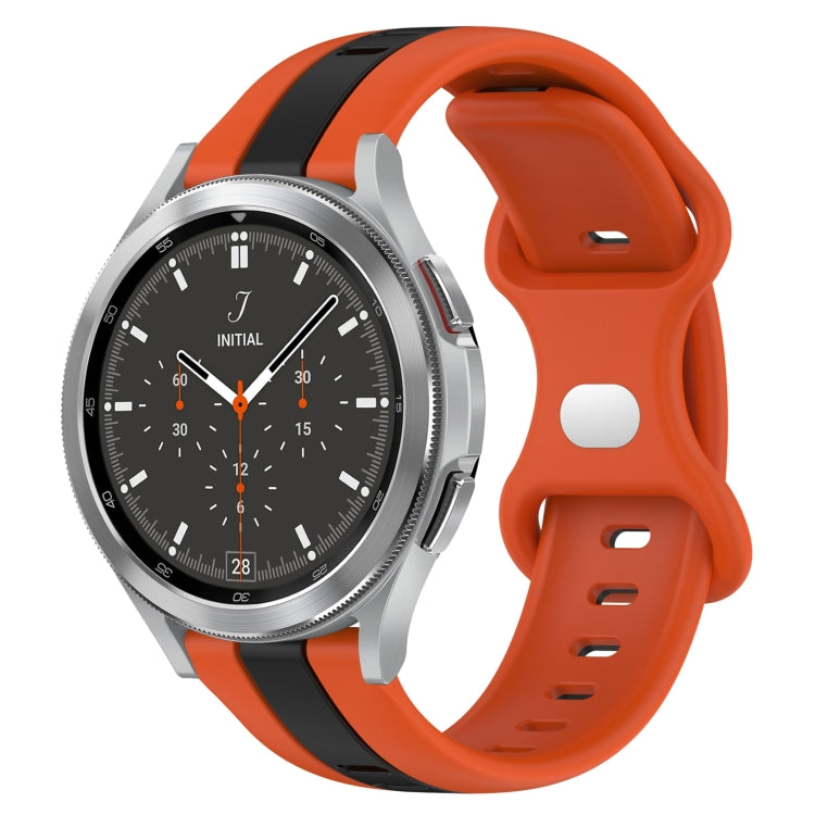 Cinturino in silicone bicolore 20mm per Samsung Galaxy Watch4 Cla