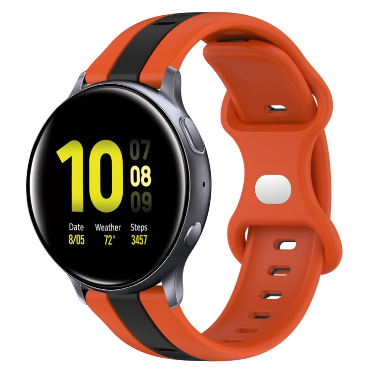Cinturino in silicone bicolore 20mm per Samsung Galaxy Watch