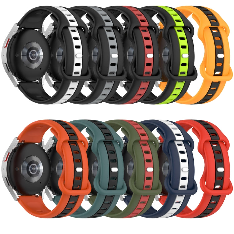 Cinturino in silicone bicolore 20 mm per Amazfit Pop