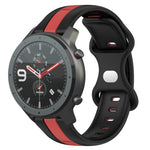 Cinturino in silicone bicolore 22 mm per Amazfit GTR 47mm