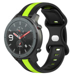 Cinturino in silicone bicolore 22 mm per Amazfit GTR 47mm