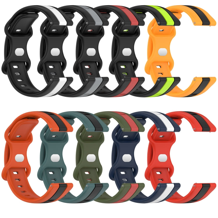 Cinturino in silicone bicolore 22 mm per Amazfit GTR 47mm