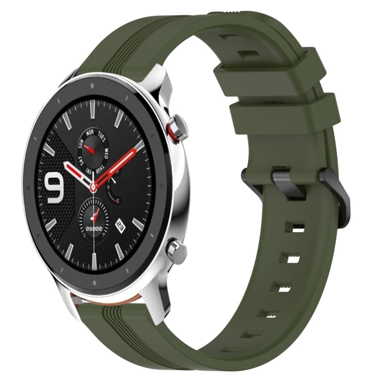 Cinturino in silicone 22 mm per Amazfit GTR 4 e GTR 3