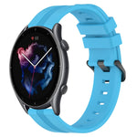 Cinturino in silicone 22 mm per Amazfit GTR 4 e GTR 3