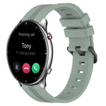 Cinturino in silicone a strisce concave da 22 mm, For Amazfit GTR 2, For Amazfit 3