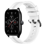 Cinturino in silicone a strisce concave da 20 mm, For Amazfit GTS 4, For Amazfit GTS 3