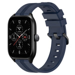 Cinturino in silicone a strisce concave da 20 mm, For Amazfit GTS 4, For Amazfit GTS 3
