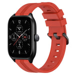 Cinturino in silicone a strisce concave da 20 mm, For Amazfit GTS 4, For Amazfit GTS 3