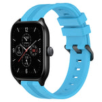 Cinturino in silicone a strisce concave da 20 mm, For Amazfit GTS 4, For Amazfit GTS 3
