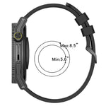 Cinturino in silicone a strisce concave da 20 mm, For Amazfit GTS 4, For Amazfit GTS 3