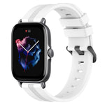 Cinturino in silicone a strisce concave da 20 mm, For Amazfit GTS 4, For Amazfit GTS 3