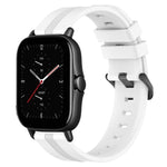 Cinturino in silicone a strisce concave da 20 mm, For Amazfit GTS 2E, For Amazfit GTS 2 Mini