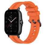 Cinturino in silicone a strisce concave da 20 mm, For Amazfit GTS 2E, For Amazfit GTS 2 Mini